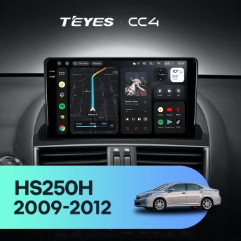 Штатная магнитола Teyes CC4 6/64 Lexus HS250H F10 (2009-2012)