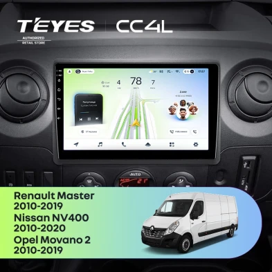 Штатная магнитола Teyes CC4L 6/64 Nissan NV400 (2010-2020) F1