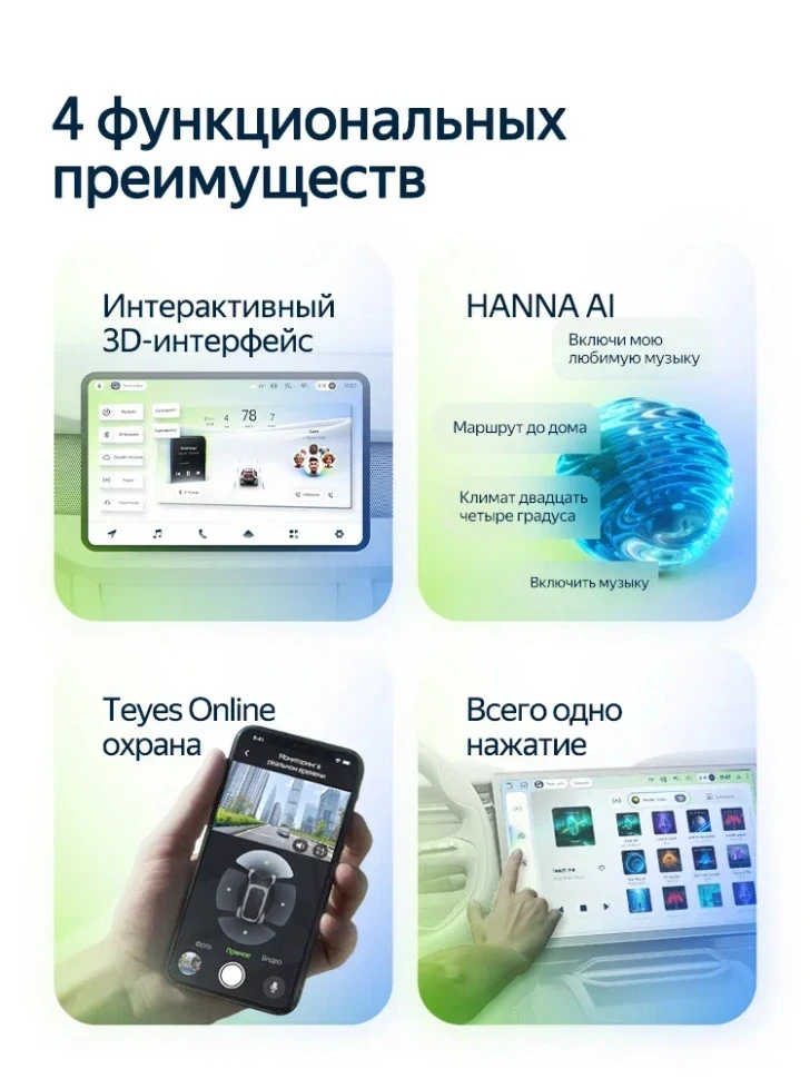 Штатная магнитола Teyes CC4L 4/64 Renault Clio 4 BH98 KH98 (2016-2019)