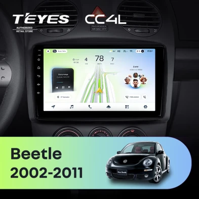 Штатная магнитола Teyes CC4L 6/64 Volkswagen Beetle A4 (2002-2011)