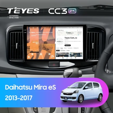 Штатная магнитола Teyes CC3 2K 4/64 Daihatsu Mira eS (2013-2017)
