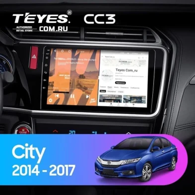 Штатная магнитола Teyes CC3 4/32 Honda City (2014-2017) Тип-A