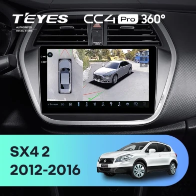 Штатная магнитола Teyes CC4 Pro 360 8/128 Suzuki SX4 2 (2012-2016)