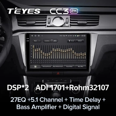 Штатная магнитола Teyes CC3 2K 360 6/128 Volkswagen Passat B8 2014+