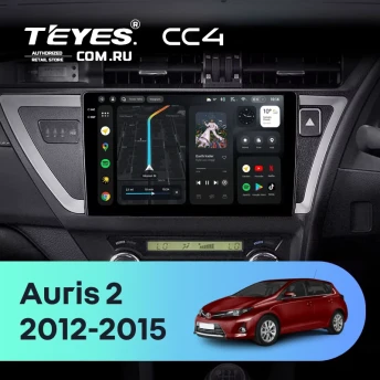 Штатная магнитола Teyes CC4 6/64 Toyota Auris 2 E180 (2012-2015) Правый руль