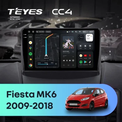 Штатная магнитола Teyes CC4 8/128 Ford Fiesta 6 (2009-2018) F1 Тип-A