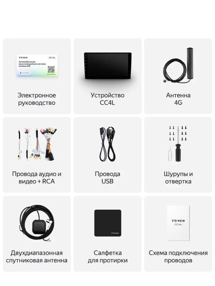 Штатная магнитола Teyes CC4L 6/64 Kia Picanto (2017-2020) Тип-A