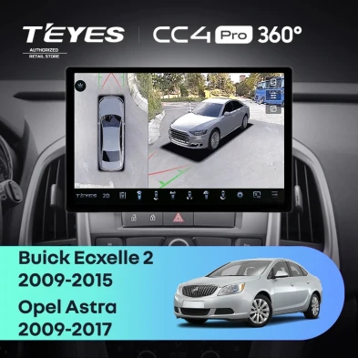 Штатная магнитола Teyes CC4 Pro 360 8/128 Opel Astra J (2009-2017) (11")