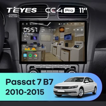Штатная магнитола Teyes CC4 Pro 12/256 Volkswagen Passat B6 (2005-2010) (11")