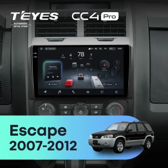 Штатная магнитола Teyes CC4 Pro 12/256 Ford Escape (2007-2012) F2