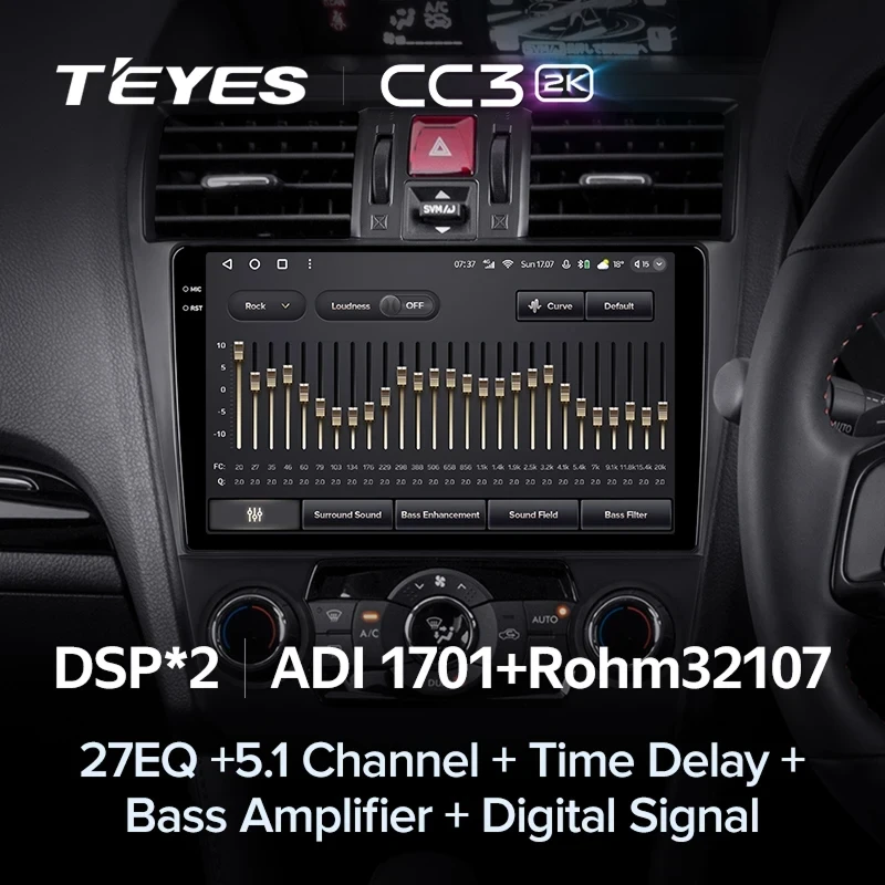 Штатная магнитола Teyes CC3 2K 4/64 Subaru Levorg (2014-2020) F2