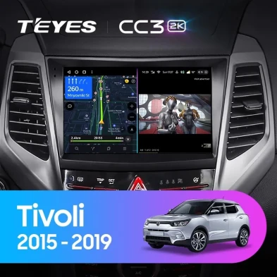 Штатная магнитола Teyes CC3 2K 6/128 SsangYong Tivoli (2015-2019)