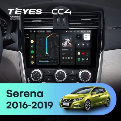 Штатная магнитола Teyes CC4 6/64 Nissan Serena (2016-2019) Тип-A