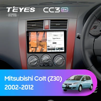 Штатная магнитола Teyes CC3 2K 360 6/128 Mitsubishi Colt (Z30) (2002-2012) Правый руль