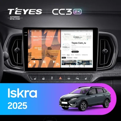 Штатная магнитола Teyes CC3 2K 360 6/128 LADA Iskra SW Cross (2025-2026) Тип-B
