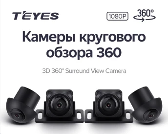 Камеры кругового обзора Teyes 3D 360 1080P