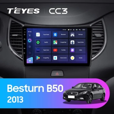 Штатная магнитола Teyes CC3 4/32 FAW Besturn B50 (2013-2016) F1