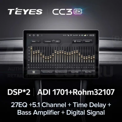 Штатная магнитола Teyes CC3 2K 4/64 Mitsubishi ASX 1 (2010-2016) Тип-A (11")