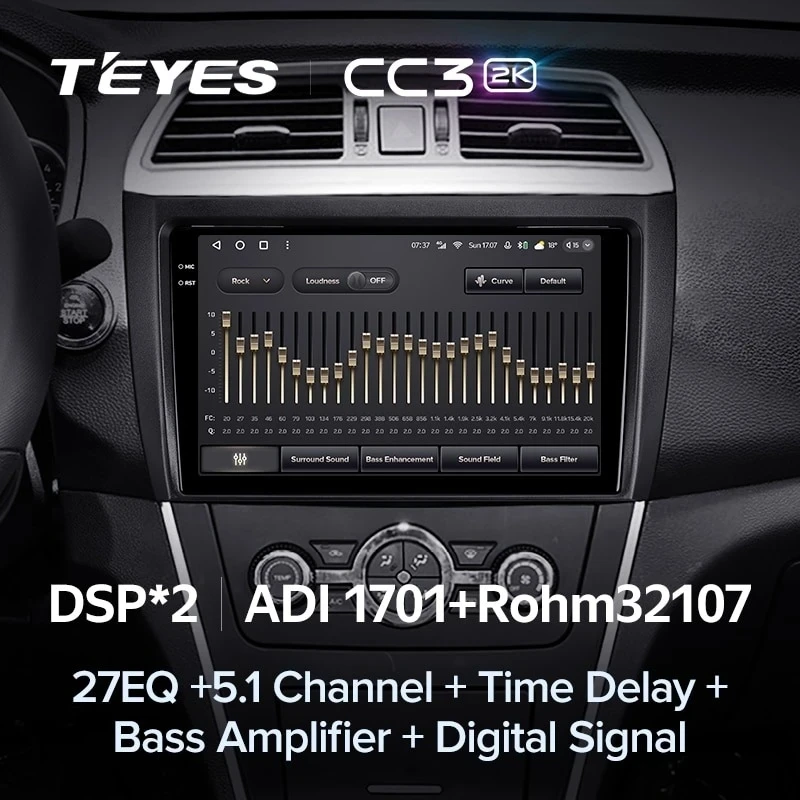 Штатная магнитола Teyes CC3 2K 4/64 Lifan 650EV (2015-2019)