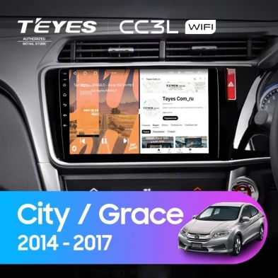 Штатная магнитола Teyes CC3L WiFi 2/32 Honda Grace (2014-2017) Тип-B Правый руль