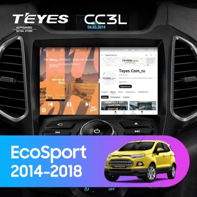 Штатная магнитола Teyes CC3L 4/32 Ford EcoSport (2014-2018) F2