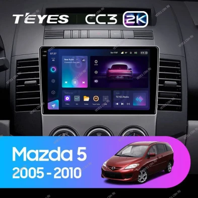 Штатная магнитола Teyes CC3 2K 4/32 Mazda 5 2 CR (2005-2010)