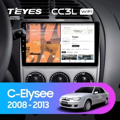 Штатная магнитола Teyes CC3L WiFi 2/32 Citroen C-Elysee (2008-2013)