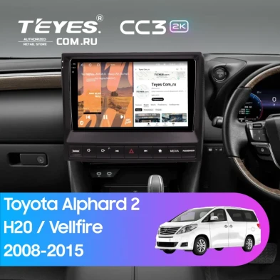 Штатная магнитола Teyes CC3 2K 360 6/128 Toyota Vellfire (2008-2015) F3