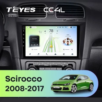 Штатная магнитола Teyes CC4L 6/64 Volkswagen Scirocco (2008-2017)