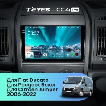 Штатная магнитола Teyes CC4 Pro 12/256 Peugeot Boxer 2 (2006-2022)