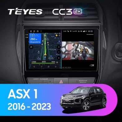 Штатная магнитола Teyes CC3 2K 4/64 Mitsubishi ASX (2016-2026) Тип-A Правый руль