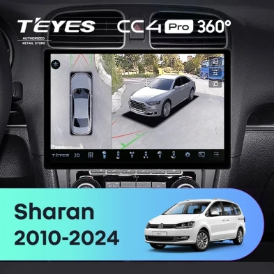 Штатная магнитола Teyes CC4 Pro 360 8/128 Volkswagen Sharan (2010-2024) (13")