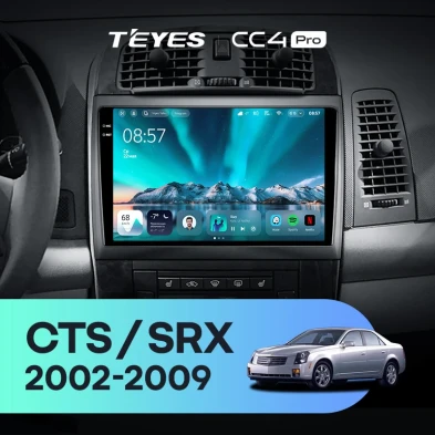 Штатная магнитола Teyes CC4 Pro 8/128 Cadillac SRX (2003-2009)