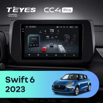 Штатная магнитола Teyes CC4 Pro 8/128 Suzuki Swift 6 (2023-2026)