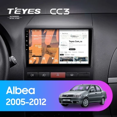 Штатная магнитола Teyes CC3 4/32 Fiat Albea (2005-2012)