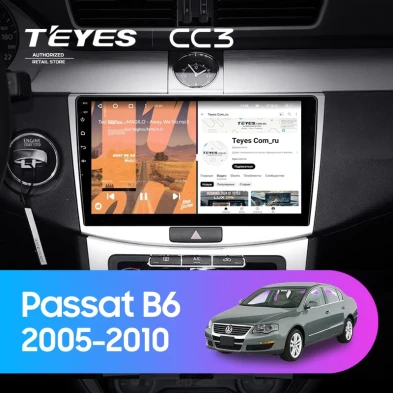 Штатная магнитола Teyes CC3 6/128 Volkswagen Passat B6 (2005-2010)