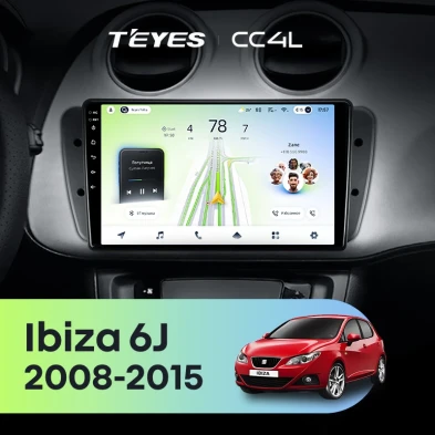 Штатная магнитола Teyes CC4L 6/64 Seat Ibiza 6J (2008-2015)