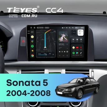 Штатная магнитола Teyes CC4 6/64 Hyundai Sonata 5 NF (2004-2008) F2