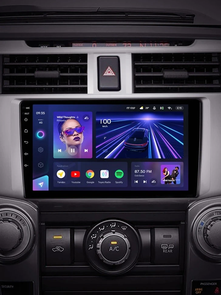 Штатная магнитола Teyes CC3 4/32 Toyota 4Runner 5 N280 (2009-2020)