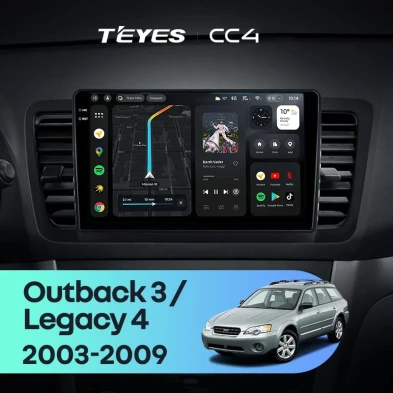 Штатная магнитола Teyes CC4 6/64 Subaru Outback 3 (2003-2009)