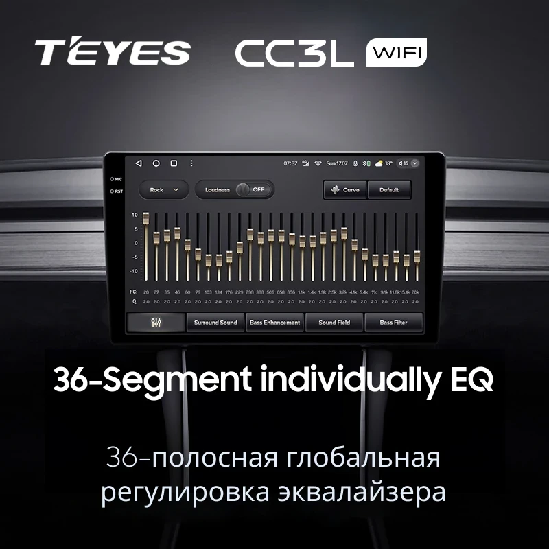 Штатная магнитола Teyes CC3L WiFi 2/32 Ford Focus 4 (2019-2026)