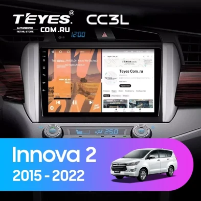 Штатная магнитола Teyes CC3L 4/32 Toyota Innova 2 (2015-2022) Правый руль
