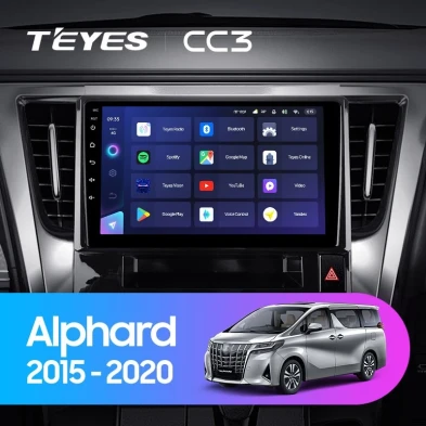 Штатная магнитола Teyes CC3 4/32 Toyota Alphard H30 (2015-2020)