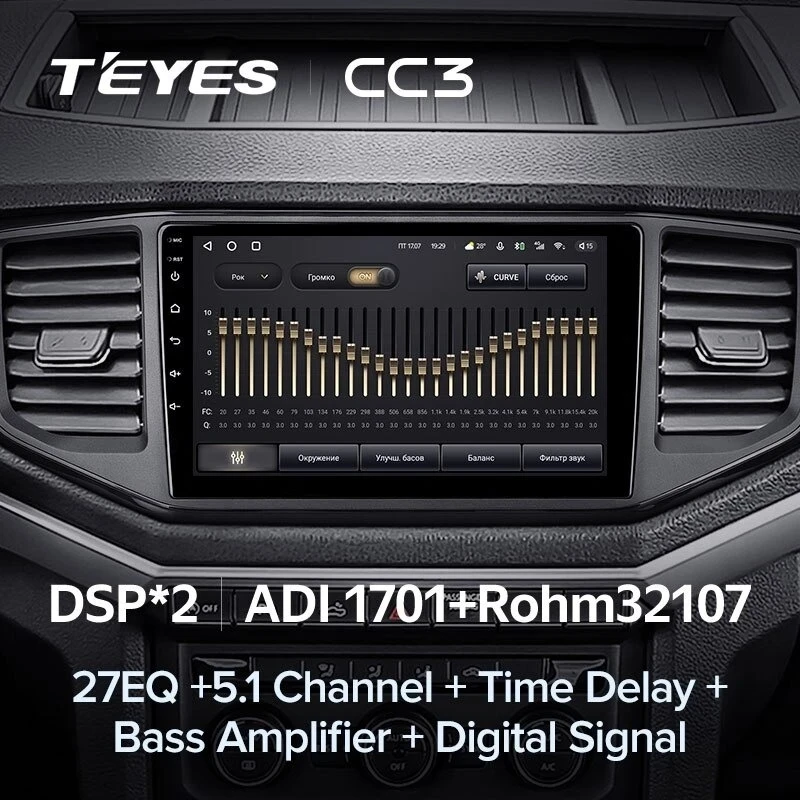 Штатная магнитола Teyes CC3 4/32 Volkswagen Amarok 1 (2016-2020)