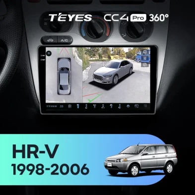 Штатная магнитола Teyes CC4 Pro 360 12/256 Honda HR-V 1 (1998-2006)