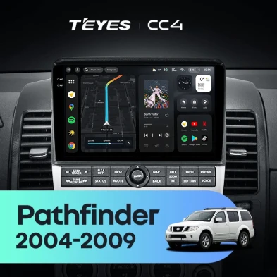 Штатная магнитола Teyes CC4 8/128 Nissan Pathfinder R51 (2004-2009) F2