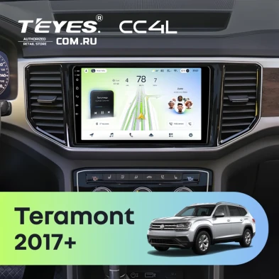 Штатная магнитола Teyes CC4L 6/64 Volkswagen Teramont 2017+