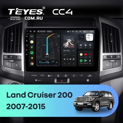Штатная магнитола Teyes CC4 6/64 Toyota Land Cruiser 11 200 (2007-2015) F3 Тип-A