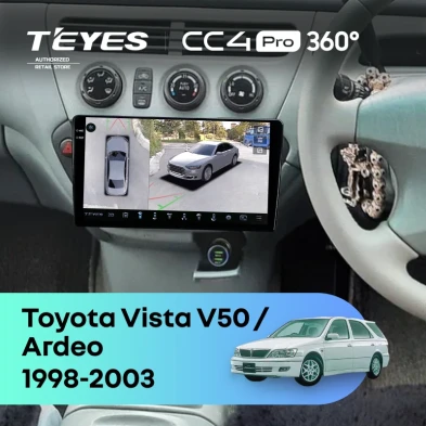 Штатная магнитола Teyes CC4 Pro 360 12/256 Toyota Vista V50 (1998-2003)