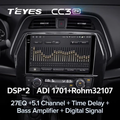 Штатная магнитола Teyes CC3 2K 4/32 Nissan Maxima A36 (2015-2020)